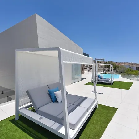 Salobre Terraza Uno Luxury Retreat In Gran Canaria Private Outdoor Pool Bbq Facilities Shaded Outdoor Dining Area Salobre Golf Villa *