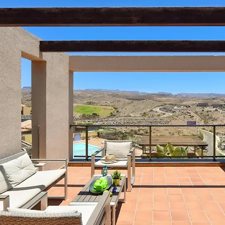 Villa Salobre Terraza Uno Luxury Retreat In Gran Canaria Private Outdoor Pool Bbq Facilities Shaded Outdoor Dining Area Salobre Golf *