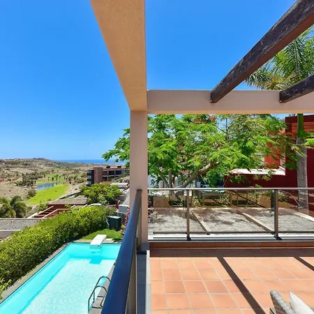 Villa Salobre Terraza Uno Luxury Retreat In Gran Canaria Private Outdoor Pool Bbq Facilities Shaded Outdoor Dining Area Salobre Golf *