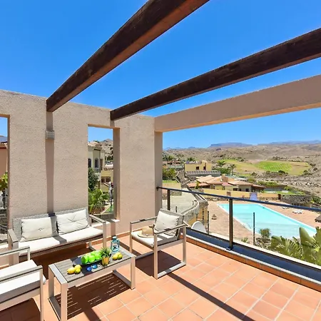 Salobre Terraza Uno Luxury Retreat In Gran Canaria Private Outdoor Pool Bbq Facilities Shaded Outdoor Dining Area Salobre Golf Villa Las Palmas de Gran Canaria