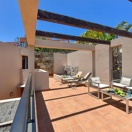 Salobre Terraza Uno Luxury Retreat In Gran Canaria Private Outdoor Pool Bbq Facilities Shaded Outdoor Dining Area Salobre Golf * Λας Πάλμας ντε Γκραν Κανάρια